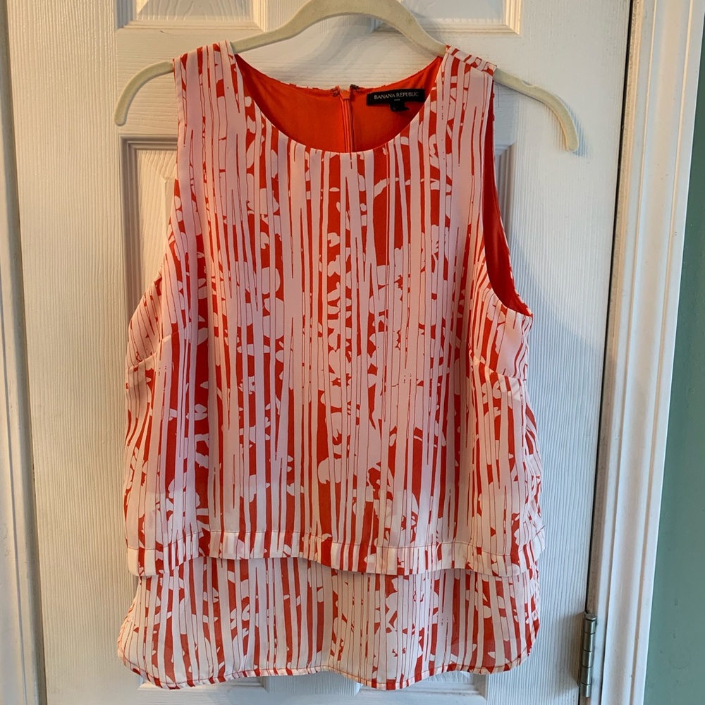 Banana Republic sleeveless blouse